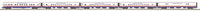 MTH Premier 20-65247 American Freedom Train 5-Car 70' Streamlined Passenger Set Smooth Sided O SCALE NEW
