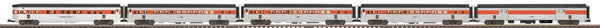 MTH Premier 20-65253 New Haven 5-Car 70' ABS Passenger Set (Ribbed) O SCALE NEW