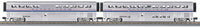 MTH Premier 20-6541 Amtrak 2-Car SuperLiner Slpr/Diner Set - Amtrak 5 Stripe . O SCALE Like New