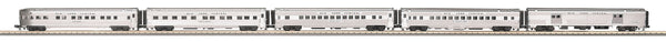 MTH Premier 20-6568 New York Central 5-Car 70' ABS Passenger Set - Ribbed - NYC Train name "Ohio State Limited" Baggage Car 9101 Coach "Genesee Valley" Coach "Fairport Harbor" Sleeper "Edwin D. Morgan" Observation "Plum Brook". O SCALE NEW