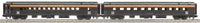 MTH Premier 20-66028 New Haven 2-Car 70' ABS Slpr/Diner Passenger Set - Smooth - NH Sleeper - Orchard Gardens Diner #919 O Scale NEW