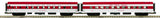 MTH Premier 20-66228 Texas Special 2-Car 70' Streamlined Slpr/Diner Passenger Set Smooth Sided O SCALE NEW
