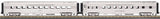 MTH Premier 20-6643 Santa Fe 2-Car 70' ABS Slpr/Diner Passenger Set - Ribbed - ATSF Sleeper "Blue Water" Diner 1568 O SCALE Used Excellent