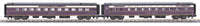 MTH Premier 20-6671 Atlantic Coast Line 2-Car 70' ABS Slpr/Diner Passenger Set - Smooth - ACL SLPR "Dillon County" DINER "Talladega" O SCALE Like New