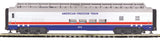 MTH Premier 20-67247 American Freedom 70' Streamlined Full Length Vista Dome Passenger Car Smooth Sided O SCALE NEW