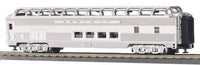 MTH Premier 20-6743 Santa Fe 70' ABS Full Length Vista Dome Passenger Car Ribbed As is O SCALE Like New