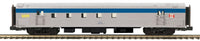 MTH Premier 20-68138 VIA Rail CANADA O Scale Premier 70' Streamlined RPO Passenger Car (Ribbed Sided) O SCALE NEW