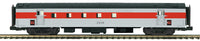 MTH Premier 20-68214 New Haven Premier 70' Streamlined RPO Passenger Car (Ribbed Sided) O Scale NEW