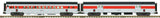 MTH Premier 20-69214 New Haven O Scale Premier 2-Car 70' Streamlined Baggage/Coach Passenger Set (Ribbed Sided) NEW