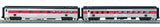 MTH Premier 20-80005B New Haven  Premier 2-Car 70' Streamlined Slpr/Diner Passenger Set O Scale NEW