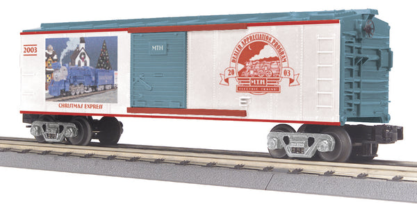 MTH Premier 20-80005E Christmas Box Car #2003 O SCALE NEW