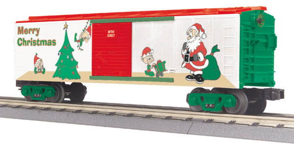 MTH Premier 20-80007G Christmas 2007 DAP Box Car FLA O SCALE  NEW