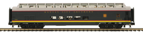 MTH Premier 20-80008G Kansas City Southern 70' Streamlined Full Length Vista Dome Passenger Car O Scale NEW