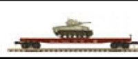 MTH 20-90701B Bessemer & Lake Erie Flatcar w/ M4 Sherman Tank O-Scale