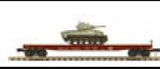 MTH 20-90701B Bessemer & Lake Erie Flatcar w/ M4 Sherman Tank O-Scale