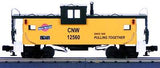 MTH Premier 20-91011 Chicago & North Western Extended Vision Caboose 12560 O SCALE Used Excellent