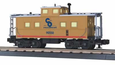 MTH Premier 20-91057 Chesapeake & Ohio Steel Caboose 900352 O SCALE Like New