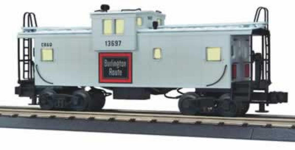 MTH Premier 20-91063 Burlington Extended Vision Caboose O Scale Like New