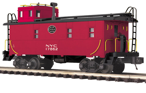 MTH Premier 20-91373 New York Central NYC RED Steel Caboose O SCALE Like New