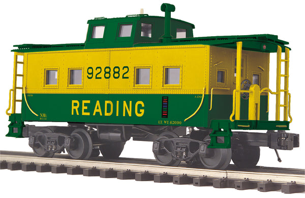 MTH Premier 20-91653 Reading Steel Caboose (Center Cupola) #92882 #92886. O SCALE NEW