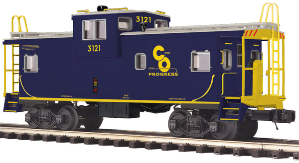 MTH Premier 20-91698 Chesapeake & Ohio Extended Vision Caboose #3160. O SCALE NEW