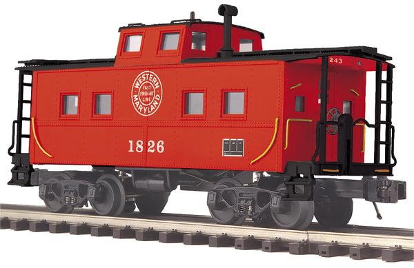 MTH Premier 20-91716 Western Maryland Steel Caboose #1826. O SCALE NEW