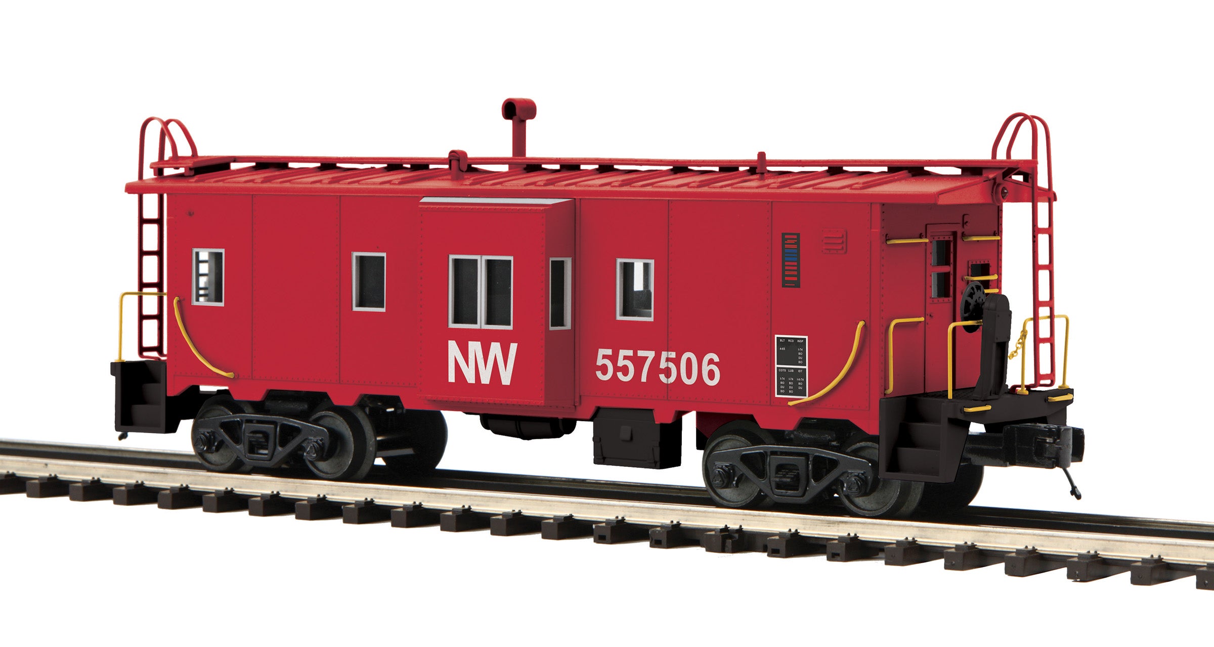 MTH Premier 20-91751 Norfolk & Western Bay Window Caboose #557506. O S