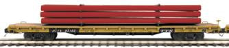 MTH Premier 20-92142B TTX 60 Flat Car w/Pipe Load #93152 O Scale  NEW