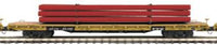 MTH Premier 20-92142C TTX 60 Flat Car w/Pipe Load #93155 O Scale NEW