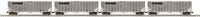 MTH Premier 20-92231 Norfolk Southern NS (Plated) 4-Car Coke Hopper Car Set