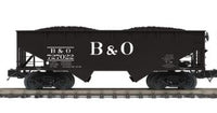 MTH Premier 20-92254B Baltimore & Ohio B&O 2-Bay Flat End Offset Hopper Car  NEW