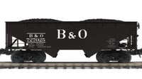 MTH Premier 20-92254C Baltimore & Ohio B&O 2-Bay Flat End Offset Hopper Car #727025 NEW