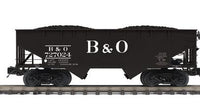 MTH Premier 20-92255 Baltimore & Ohio  2-Bay Flat End Offset Hopper Car #727032 O SCALE NEW