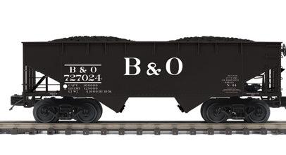 MTH Premier 20-92255 Baltimore & Ohio  2-Bay Flat End Offset Hopper Car #727032 O SCALE NEW