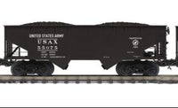 MTH Premier 20-92258E U.S. Army 2-Bay Flat End Offset Hopper Car #55075 O Scale NEW