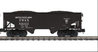 MTH Premier 20-92258G U.S. Army 2-Bay Flat End Offset Hopper Car #55077 O Scale NEW