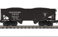 MTH Premier 20-92258D U.S. Army 2-Bay Flat End Offset Hopper Car #55074 O Scale NEW