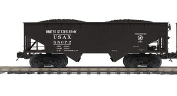 MTH Premier 20-92258C U.S. Army 2-Bay Flat End Offset Hopper Car O Scale NEW