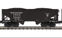 MTH Premier 20-92259F U.S. Army 2-Bay Flat End Offset Hopper Car #55082 O Scale NEW