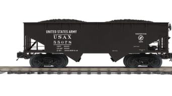 MTH Premier 20-92259B U.S. Army 2-Bay Flat End Offset Hopper Car #55078 NEW