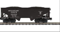 MTH Premier 20-92259G U.S. Army 2-Bay Flat End Offset Hopper Car #55083 O Scale NEW