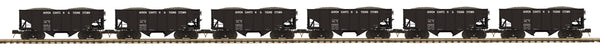 MTH Premier 20-92299 Akron Canton & Youngstown 6-Car 2-Bay Fish Belly Hopper Car Set #6084 6089 6092 6095 6097 6099. O SCALE NEW