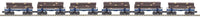 MTH Premier 20-92333 Chesapeake & Ohio O Scale Premier 6-Car Skeleton Flat Car Set w/Log Load O SCALE NEW