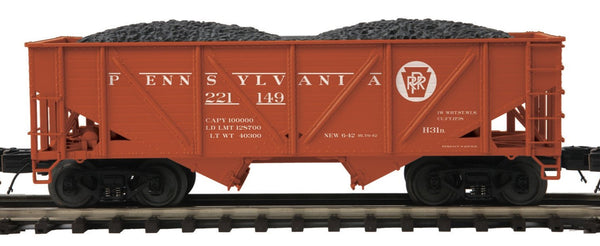 MTH Premier 20-92345F Pennsylvania PRR 34 Foot Composite Hopper Car #221149 - O SCALE NEW