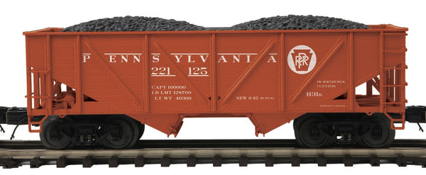 MTH Premier 20-92345D Pennsylvania PRR 34 Foot Composite Hopper Car #221125 - O SCALE NEW