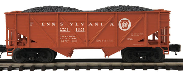 MTH Premier 20-92345G Pennsylvania PRR 34 Foot Composite Hopper Car #221153 - O SCALE NEW