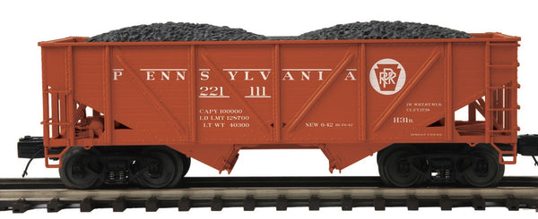 MTH Premier 20-92345B Pennsylvania PRR 34 Foot Composite Hopper Car #221111- O SCALE NEW