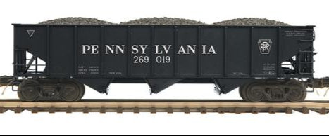 MTH Premier 20-92363D Pennsylvania Railroad PRR 70-ton 3-Bay Hopper #269019 O Scale NEW