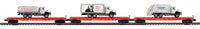 MTH Premier 20-92440 Donald J. Trump 3-Car Flat Car w/ Truck Load Set #4547. O SCALE LIMITED PREORDER NEW