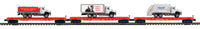 MTH Premier 20-92440 Donald J. Trump O Scale Premier 3-Car Flat Car w/ Truck Load Set limited NEW